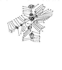 Engine Assembly 1 Diagram and Parts List for 10324 8900001 & UP Lawn Boy Lawn Mower